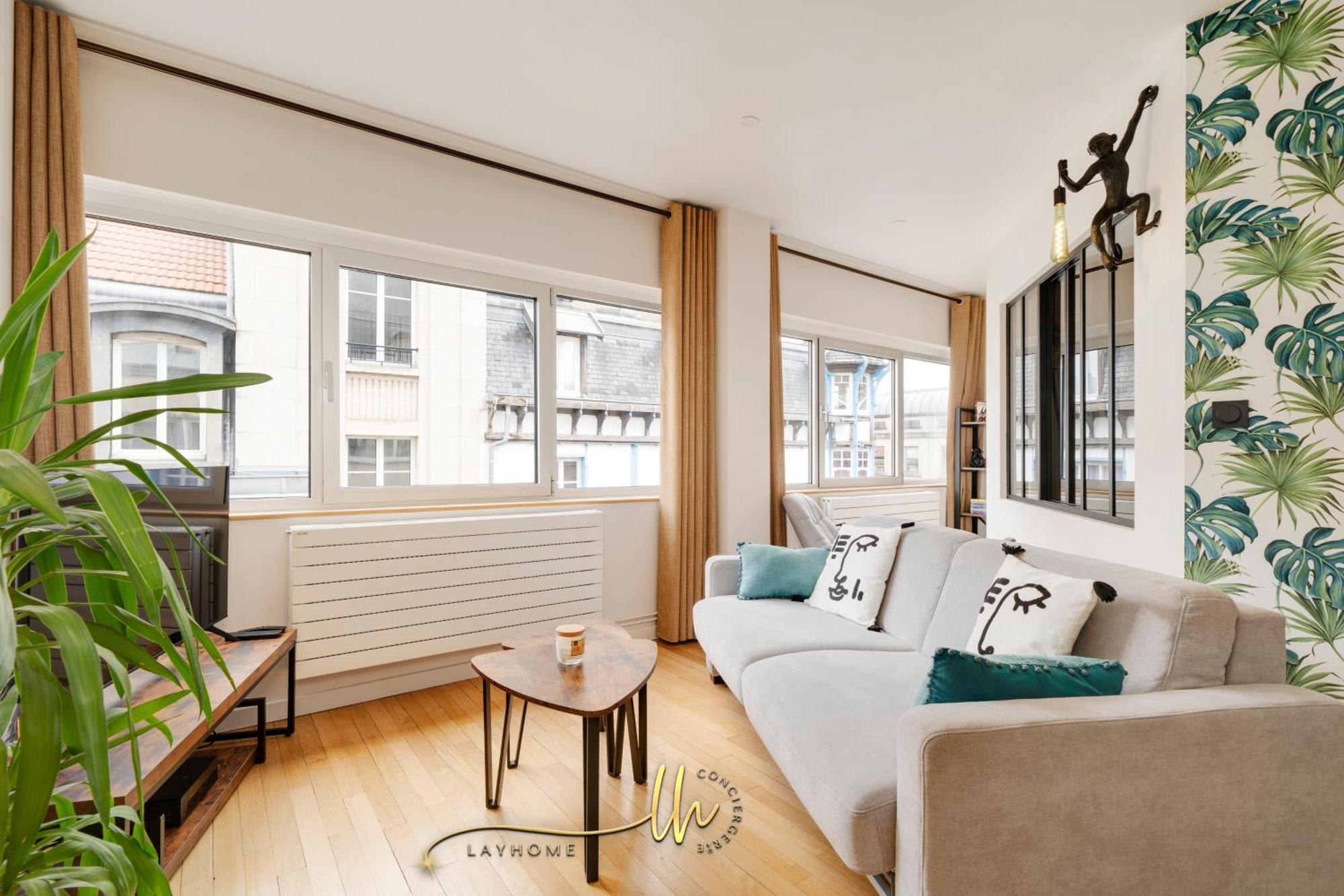 Chaleureux, Lumineux Et Confortable F2 Renove En Plein Coeur De Нанси Екстериор снимка
